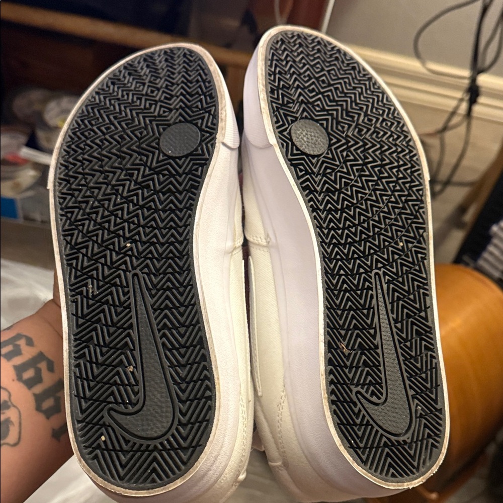 NIKE CD6279-110 SB Check Solar White Canvas Skater Womens Shoes Size 8.5- - Picture 7 of 7